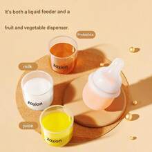 1个硅胶校准喂药器，带防呛滴管，适用于婴儿 - 摩卡棕 - 查看 8