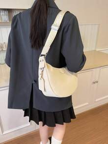 Crossbody Dumpling Bag: New Arrival, Korean Style, Large Capacity, Versatile Underarm & Shoulder Casual Bag, Design - Multicolor - View 5