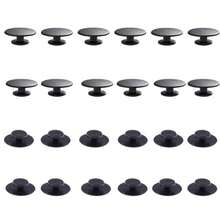 24 Pcs Blank Bit Accessory For Bogg Bags 18mm Customizable Insert Charm Rivets In Black Perfect For Personalized Bag Charms - như hình ảnh - Xem 1
