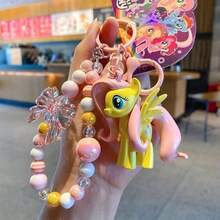 MY LITTLE PONY 1 chiếc móc khóa và phụ kiện túi xách đính hạt, mặt dây chuyền hình ngựa 3D dễ thương với chi tiết nơ, móc khóa đính hạt nhiều màu sắc cho ví và ba lô - Hoàn hảo cho phụ nữ và người hâm mộ ngựa. - Nhiều màu - Xem 7