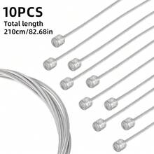 VXM 10根自行车刹车线，通用公路车和山地车刹车变速线，经久耐用，适用于公路车和山地车。 - 彩色 - 查看 11