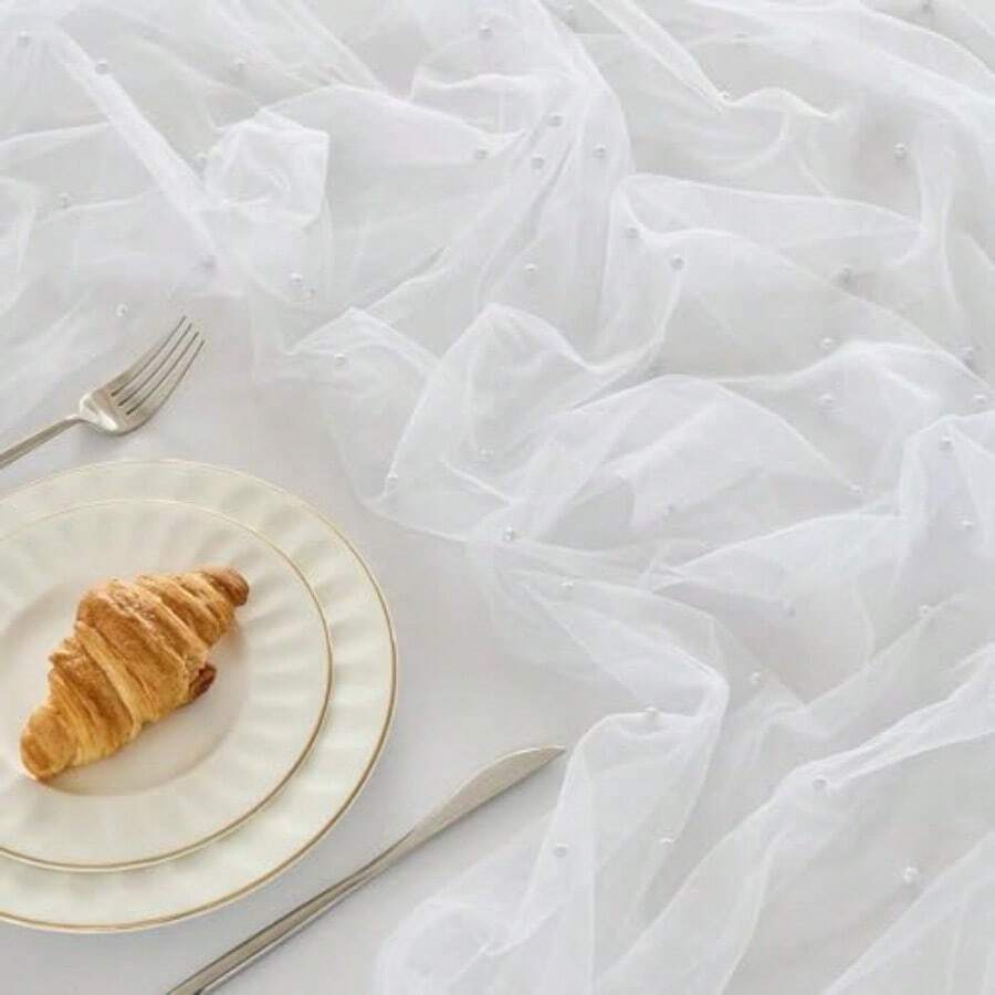 Kitchen Tablecloth - White - View 1