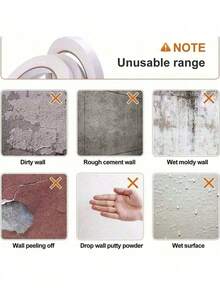 双面胶带，强力粘性，适用于办公、学校、工艺品、文具用品、剪贴簿、艺术创作、卡片制作、礼品包装以及所有创意项目，每卷长8米。 - 彩色 - 查看 4