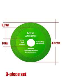 Stone Cutting Blades, Saw Blades, Wood Saw Blades, Angle Grinder Saw Blades, Glass Cutting Blades, Marble Cutting Blades, Diamond Cutting Blades, Brazed Saw Blades, Fast Cutting Speed, And Efficient, Durable And Long-Lasting - Glass Slices - View 18