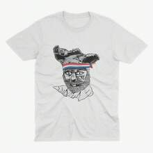 Epic Mighty Boosh Crack Fox T Shirt, The Mighty Boosh T Shirt, Mighty Boosh Gift, Howard Moon Vince Noir, Old Gregg, Mighty Boosh Art - 白色 - 查看 1