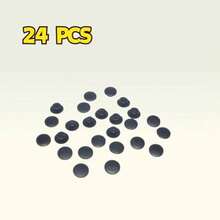 24 Pcs Blank Bit Accessory For Bogg Bags 18mm Customizable Insert Charm Rivets In Black Perfect For Personalized Bag Charms - như hình ảnh - Xem 4