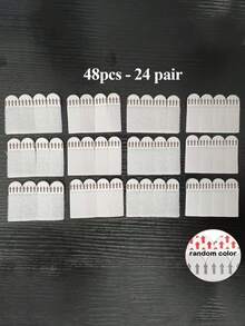 72入強力黏貼條 | 免鑽孔無損掛鉤，雙面膠帶適用於光滑表面，可拆卸強固固定照片、聖誕裝飾與牆面藝術，聚醯胺材質 - 多色 - 查看 13