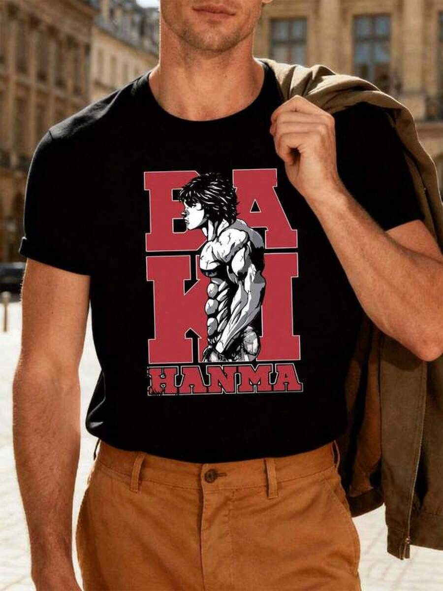 Men Outdoor Tees & Tanks - Black - View 1