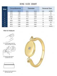 Charm-In Gold-Plated Zirconia Rotatable Disc Ring For Women - Minimalist Elegant Style For Daily Wear & Gifting, Perfect For Birthday, Anniversary & Valentine's Day - Gold - View 5