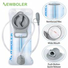 NEWBOLER 1.5升/2升大容量水袋，快拆式大开口，户外运动跑步徒步骑行补水水壶 - 彩色 - 查看 3