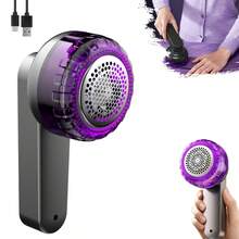 1pc Electric Lint Remover, USB Rechargeable Fabric Shaver, Clothes, Upholstery, Carpet Fuzz Pill Trimmer, Portable Lint Remover - M04 - View 7