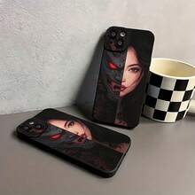 Estuche para teléfono con arte abstracto místico Compatible con estuches para teléfonos   17  16 Pro Max  15 Pro Max  13 y  12 Hecho de material TPU duradero Resistente al agua, a los golpes y a los arañazos Un regalo único para familiares, amigos, amantes, novios y novias - Negro - Ver 7