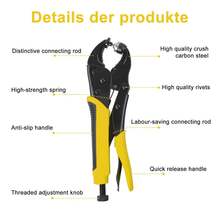 Heavy Duty Snap Fasteners Pliers Press Studs Kit Button Tool DIY - A - View 8