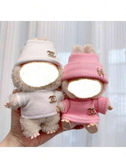 1件娃娃衣服]17厘米娃娃超大号套装，适合第一代/第二代/第三代娃娃，可爱迷人的乙烯基人偶