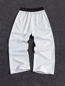 女士新款休闲抽绳腰运动裤 | 宽松舒适版型，百搭日常穿着，适合休闲、运动、健身、户外、瑜伽等场合 - 淺灰色 - 查看 6