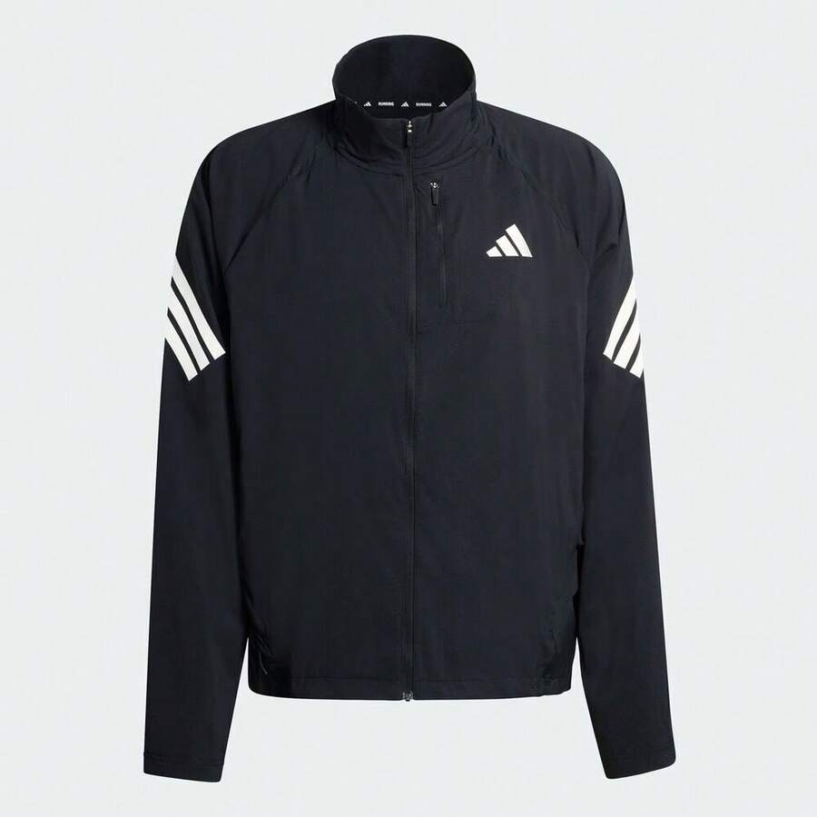 Adidas Chaqueta deportiva para hombre ADI365 FORMOTION, chaqueta deportiva transpirable y que absorbe la humedad para correr, nuevo artículo JZ7717 - Negro - Ver 1