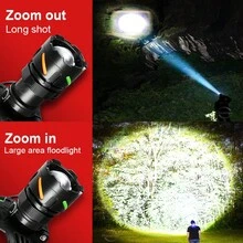 900000LM Most Powerful LED Headlamp Ultra Bright 1500M Head Flashlight Rechargeable Head Torch Fishing Hunting Headlight 18650 - Headlamp - View 4