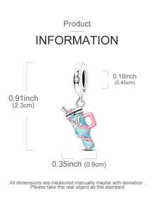这款1件原装925纯银奇趣杯形吊坠由真正的S925纯银精心打造而成，确保持久光泽和耐用性。 - 銀色 - 查看 4