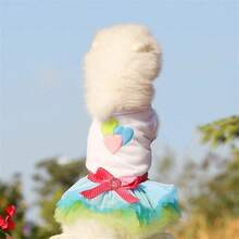 Spring Dog Lace Dress Pet Dog Clothes For Small Dog Party Birthday Wedding Dress Puppy Costume Pet Clothes - Multicolor - View 6