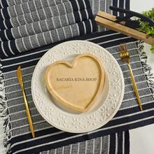 American Chic Placemat Set, 7 Pieces Including 1 Runner And 6 Placemats, Beautifully Woven For A Table Setting. - Raya negra y blanca - Ver 3