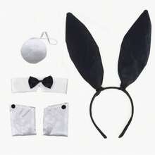 4pcs Women's Party Accessories - Bunny Ear Headband, Cute & Sexy Party Festival Bunny Headpiece, Gift - Multicolor - View 7