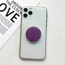 Giá đỡ điện thoại kiểu Hàn Quốc Ins, màu trơn, trong suốt, dạng bong bóng, có thể gập lại, dùng cho máy tính bảng để bàn, kèm vòng kẹp ngón tay. - Nhiều màu - Xem 19
