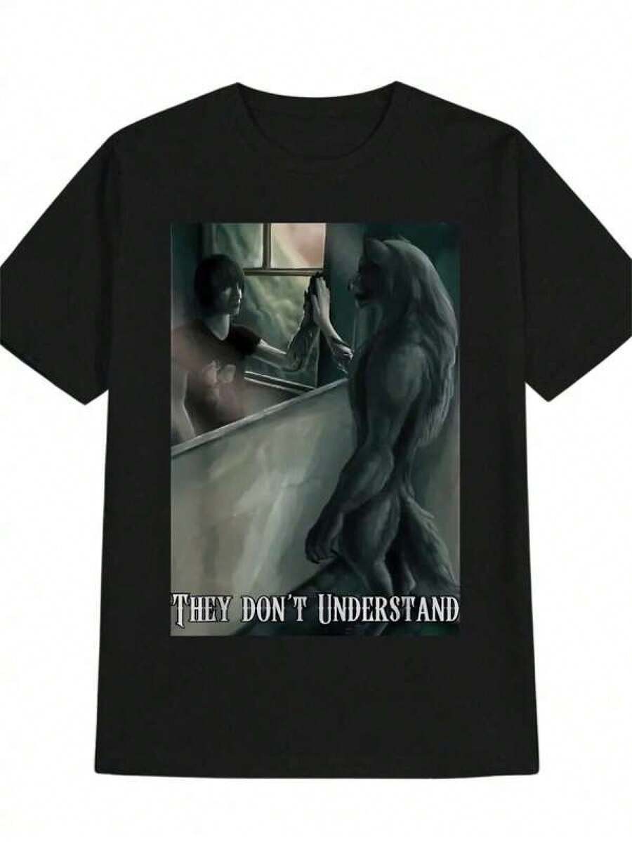 Men Outdoor Tees & Tanks - Black - View 1