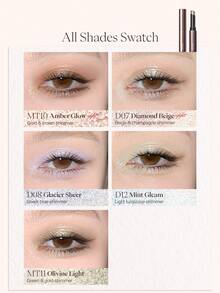 JOOCYEE “果冻眼影棒” 果冻质地高光眼影棒，闪耀光泽，液体晕染眼影，带有细腻珠光，提亮眼部，适合日常使用 - MT10 Amber Glow - 查看 9