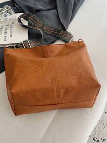 New Minimalist Commuting Bag With A Fashionable And High-End Feel, Large Capacity Tote Bag, Versatile Crossbody Bag - Multicolor - View 6