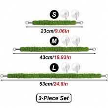 1件/3件套仿真藤蔓蜘蛛蜥蜴爬行动物攀爬绳带吸盘，蜥蜴攀爬玩具秋千爬行动物箱玻璃容器造景装饰，适用于爬行动物和两栖动物 - 彩色 - 查看 14