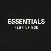 Fear Of God Essentials Fleece Hoodie  (FW24) Unisex - 黑色 - 查看 7