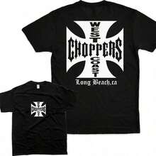 Shirt West Coast Choppers Men Shirt We, Unisex Casual Shirt, For Men, For Women, Menswear Top Graphic Love - 黑色 - 查看 1
