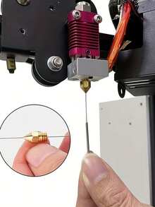 Stainless Steel Cleaning Nozzle Tool Kit - Car Windshield Wiper & 3D Printer Nozzle, Gas Stove, Shower Head Needle Cleaning, Multi-Functional Cleaning Needle, Household Cleaning Tool, Durable Material, Sturdy Construction, Repair Parts - Multicolor - View 7