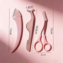 粉色假睫毛辅助器，美妆工具，睫毛刷，眼线辅助工具，睫毛卡，赠品，旅行，平价好物，旅行必备 - 彩色 - 查看 7