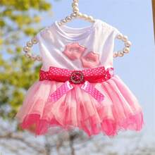 Spring Dog Lace Dress Pet Dog Clothes For Small Dog Party Birthday Wedding Dress Puppy Costume Pet Clothes - Multicolor - View 15