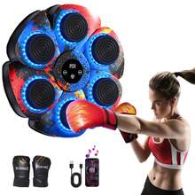 KOSUARPOK 2026 Music Boxing Machine, Bluetooth SmartTraineing Machine With Boxing Gloves, Interactive Boxing Target Wall Mounted, Boxing Equipment For Homes, Offices, And Gyms, 9 Modes & 20 Speeds - A - View 6