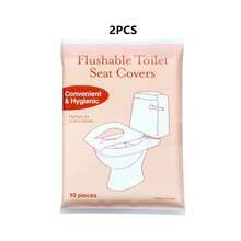 20/50/100 st. Bärbara toalettsitsskydd - Vattentäta toalettmattor med kuddpapper - Engångs bekväma resehotell för heminredning - Multifärgad - Visa 19
