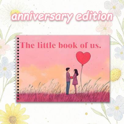 1pc Reasons I Love You, Anniversary Gift For Boyfriend, Husband, Wife, Partner, Friend, Thanksgiving, Halloween, Christmas Gift, Our Story Scrapbook, Memory Journal