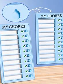 1pc Reusable Portable Family To-Do List Board, DIY Information Family Travel Plan Reminder Board, Daily Work Plan Task List, Exercise Fitness, Weight Loss Plan, Study Plan, Work Plan, Task Completion Notebook, School And Work - Multicolor - View 4