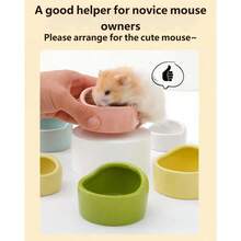 Hamster Food Bowl, Splash-Proof Food Container, Complete Collection Of Hamster Supplies, Including Bowls And Food Plates. - Multicolor - View 9