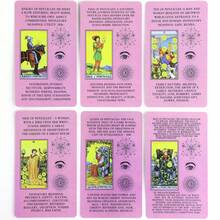 Pink Tarot Learning Cards, 78-Card Tarot Beginner Learning Kit With Guidebook, Suitable For Self-Study Tarot Deck, Paper Material - Pink - View 7
