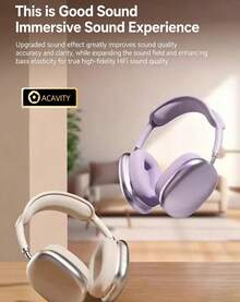 RB-300HB Bluetooth Headphones, Long Battery Life, High-Quality Audio, Bluetooth 5.4, Comfortable Wear, Compatible With Apple & Android, Yadan Black - Yadan Black - View 9