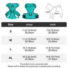 Soft Mesh Puppy And Leash Set, Escape Proof Cat , Adjustable Reflective Vest For Training Walks, Small/Medium Dogs & Cats - Multicolor - View 4