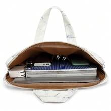 DACHEE Laptop Shoulder Bag For 15 Inch/15.6 Inch  Pro - WhiteMarbeShoulder15inch156inch - View 4