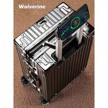 Lightweight 26 Inch Expandable Luggage - Hard Shell ABS Spinner TSA Lock Travel Suitcase - White - View 2