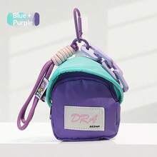 2026新款 - 1个多巴胺迷你背包钥匙扣 - 彩虹多隔层收纳包，可整理钥匙、口红、耳机、卡片和硬币，可作手机挂绳和斜挎包使用，充满活力的都市实用配件 - 完美礼物 - 生日礼物 - 男孩礼物 - 女孩礼物 - 复活节礼物 - 情人节礼物 - 彩色 - 查看 11