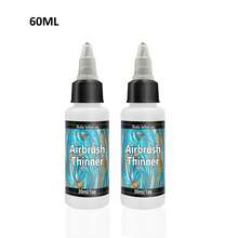 60ml Airbrush Thinner, Water-Based Acrylic Paint Thinner, To Improve Color Flow For Shoes, Clothes, Metal And Plastic Models. - 60ML - View 7