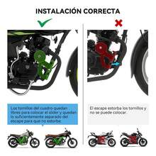 TendenciaSlider Para Moto Universal Defensa Caída Reforzada AceroCalidad premium - 1 - Ver 3
