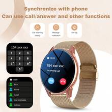 1.28-Inch Screen Smartwatch, Supports Call Notifications, Message Control, Multiple Sports Modes And Music/Camera Control, Suitable As Valentine's Day, Christmas, New Year Or Birthday Gift, Compatible With Android And IOS - 彩色 - 查看 7