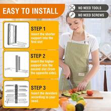 Aimall Multi Layer Storage Rack For Pots, Kitchen Pot Lid Rack, Adjustable Pot Rack, Storage Rack, Vertical Multifunctional Countertop Storage Rack - Black - View 6